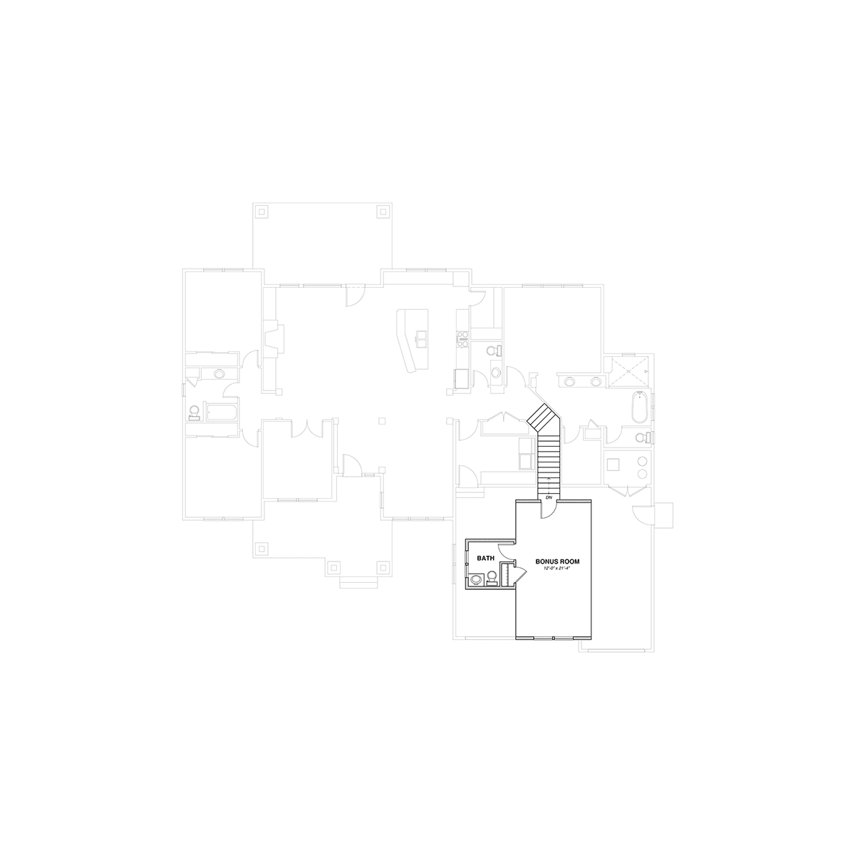 Forest Ridge Bonus Floor Plan - Hayden, ID