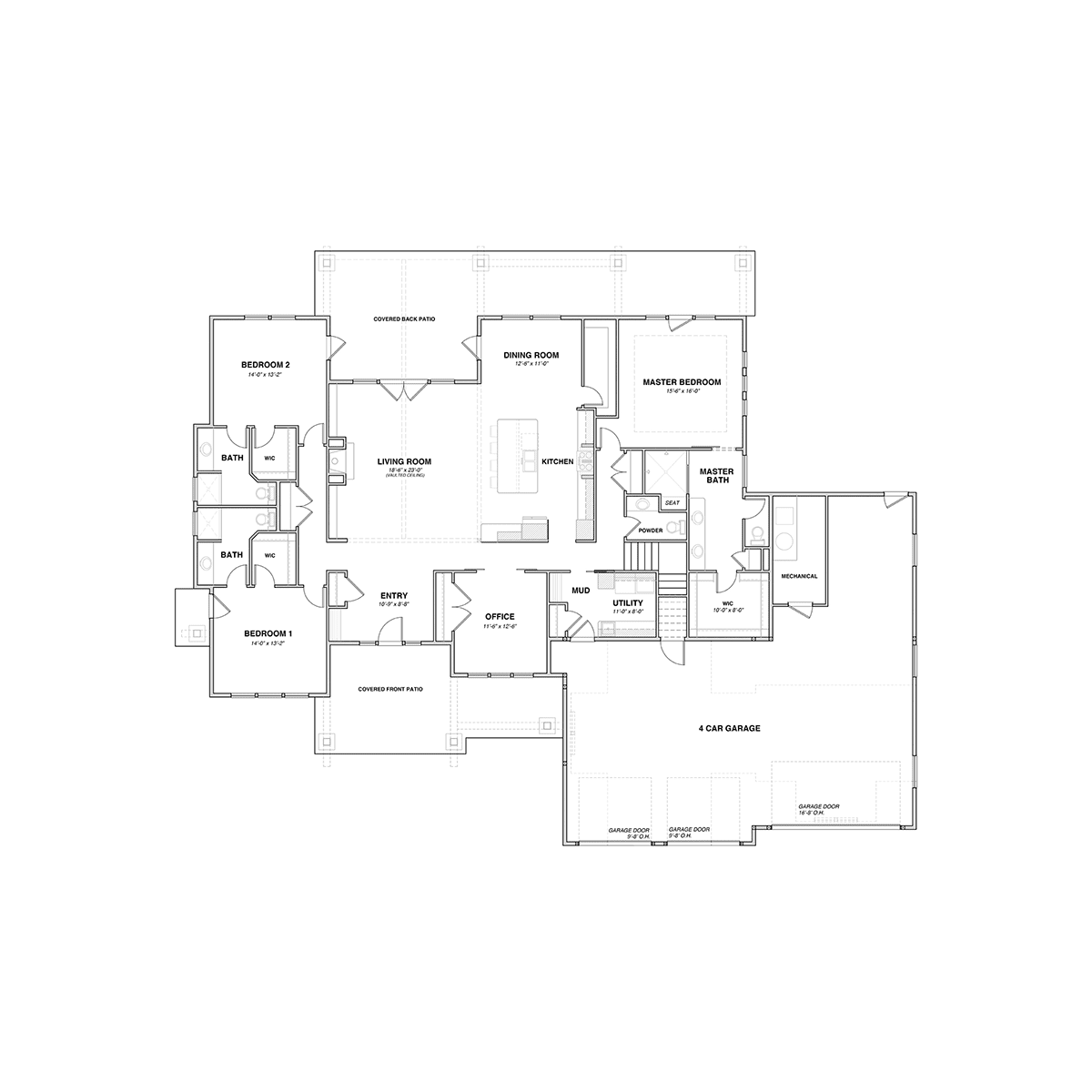 The Revelstoke Main Floor Plan - Hayden, ID