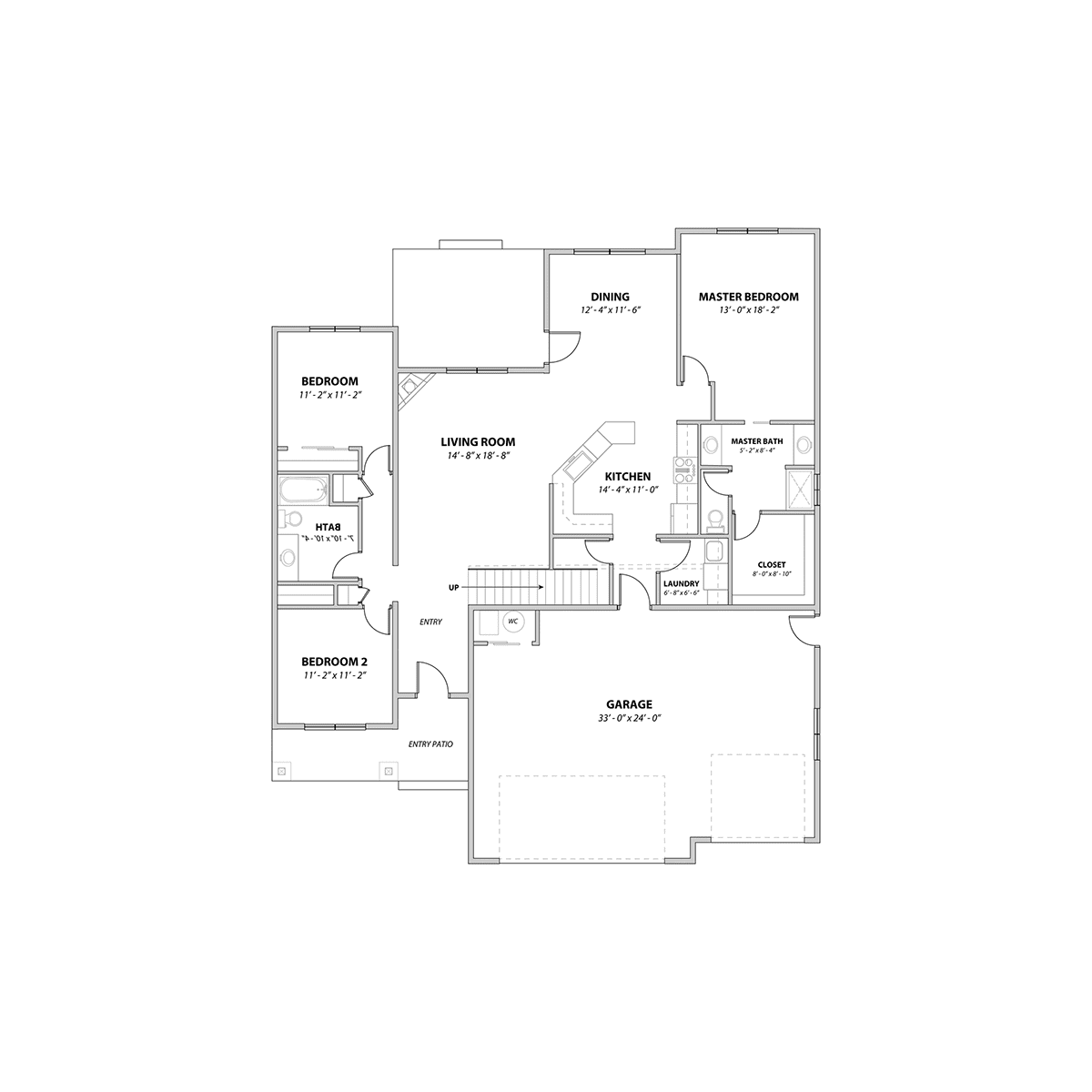 The Selkirk Main Floor Plan - Hayden, ID